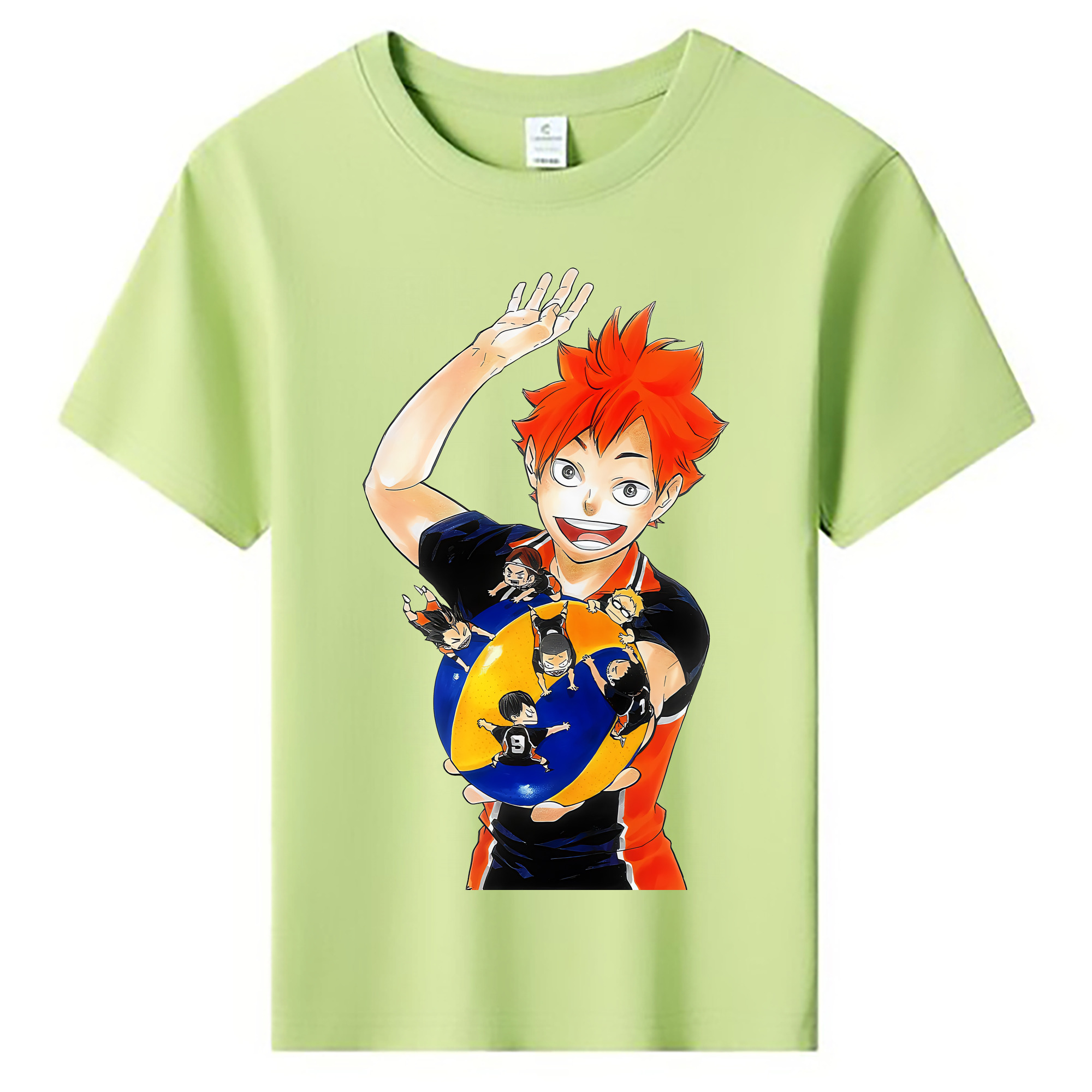 （画像用） ハイキュー!! Haikyu!! 綿100％キッズTシャツ（フロントプリント）
